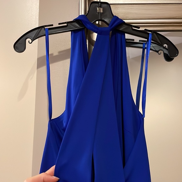 BCBG cowl neck halter dress - Picture 3 of 4